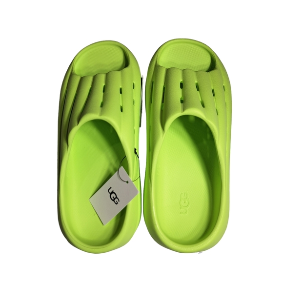 UGG Australia W Foamo Slip On Lime Green Size 8 - Picture 6 of 16